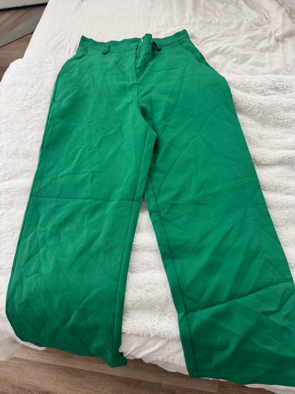 Amazon Green Straight Leg Pants